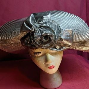 Silver church hat